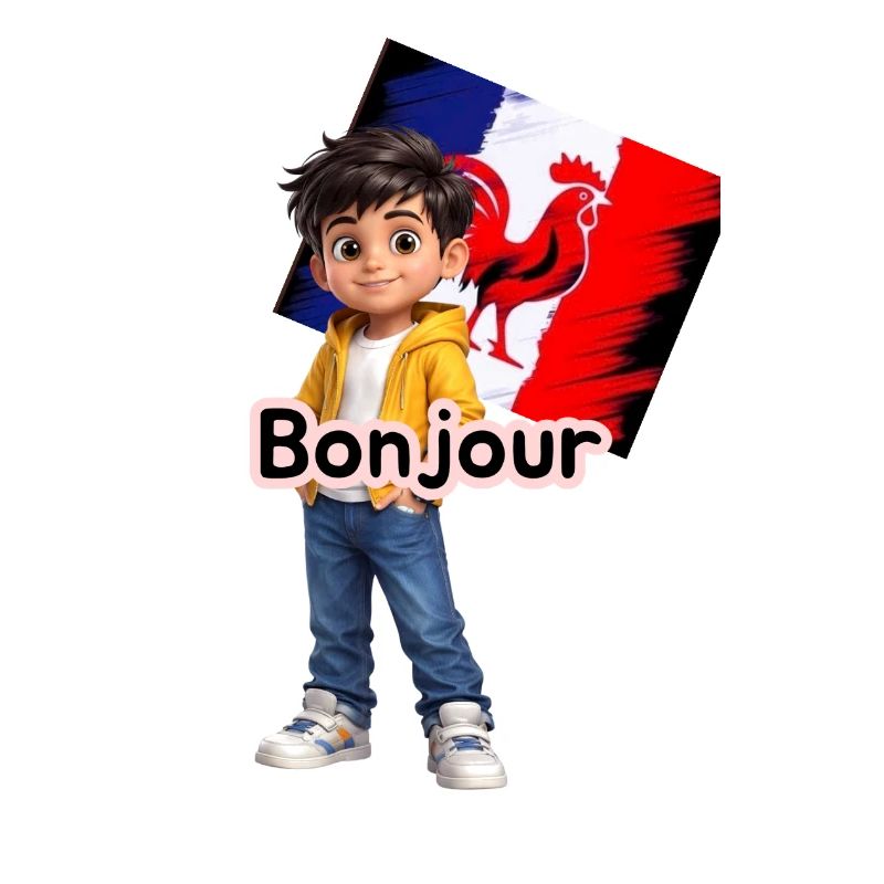 Bonjour Garçon Coq Français