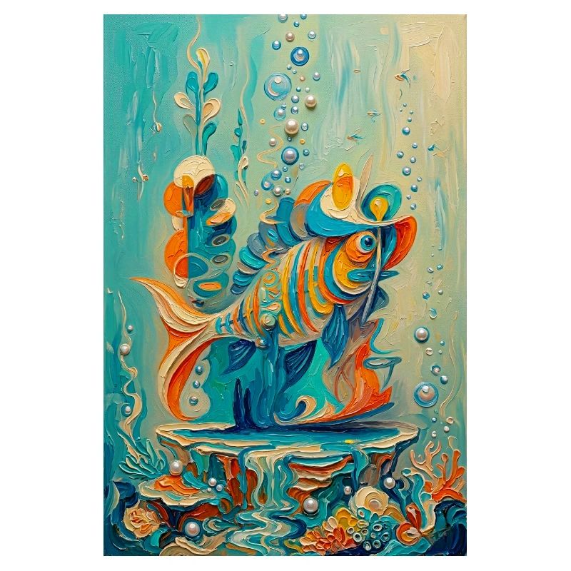 Koi-Unterwasser-farbenfrohe Kunstwerke