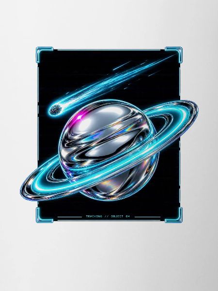 L’orbe néon de Saturne