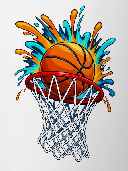 Basketball Splash Burst