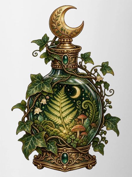Mondschein Garten Elixierflasche