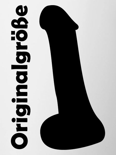 Penis Originalgröße
