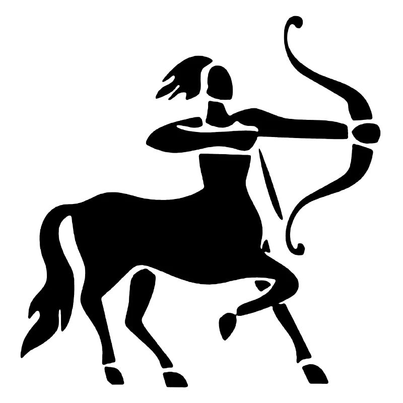 Silhouette de signe du zodiaque Sagittaire