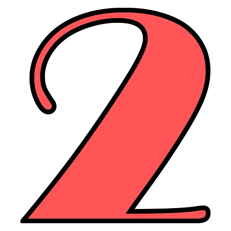 2. 2 JAHRE. 2. JUBILÄUM. GEBURTSTAG 2 JAHRE. 2