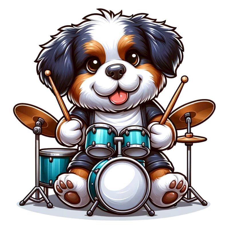 Bernese Mountain Dog Puppy Drummer Drummer Drummer