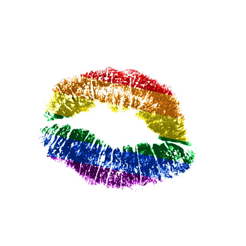Regenbogenkuss