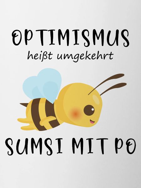 Biene Optimismus Sumsi mit Po