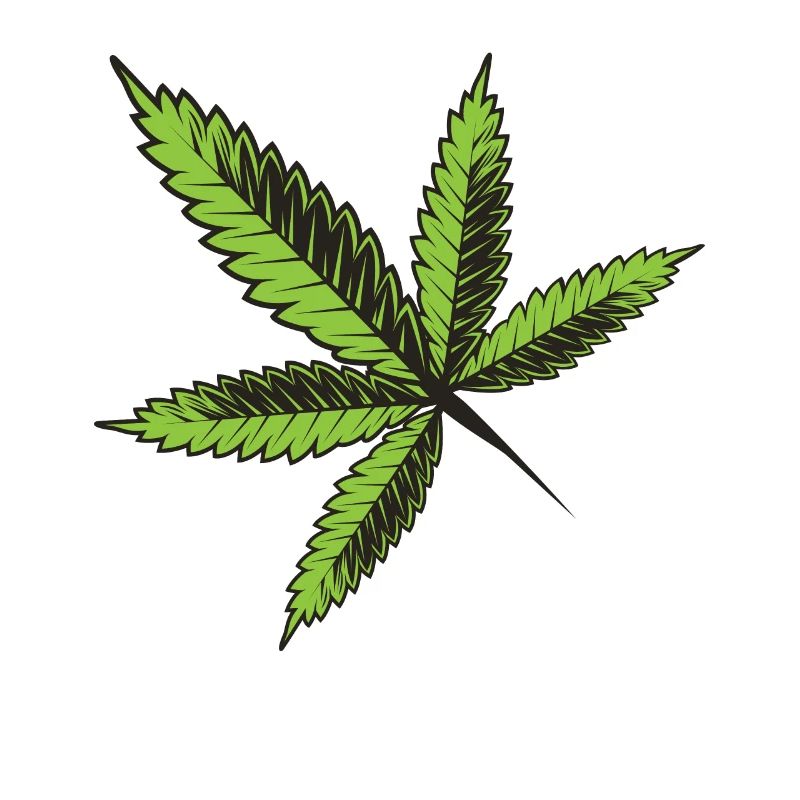 Cannabis Blatt Hanf