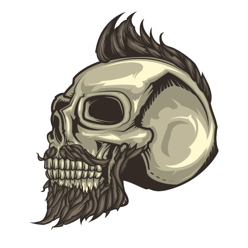 Barbe du crâne