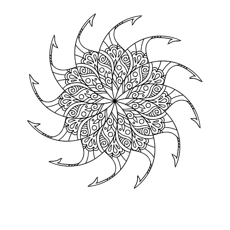 Rotating Mandala