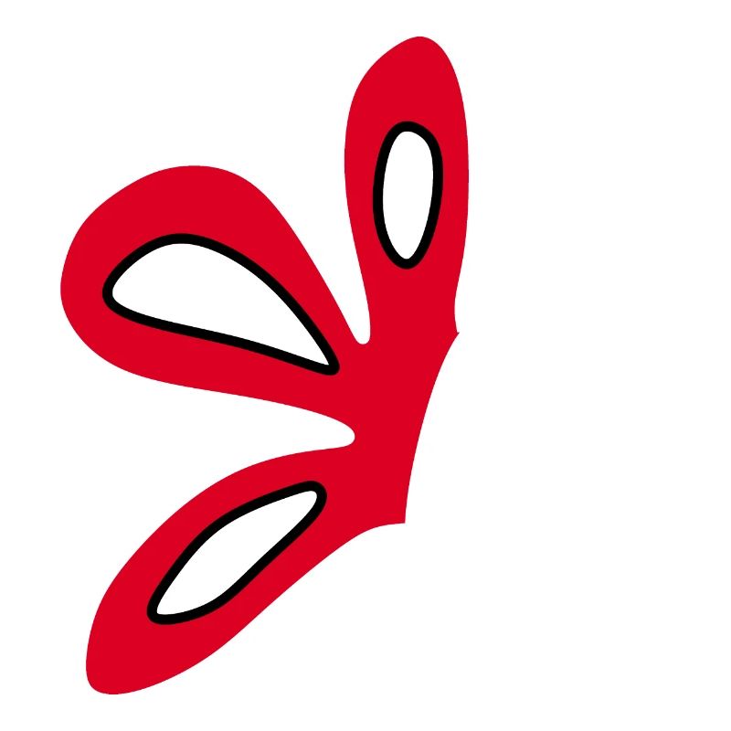 Papillons rouges