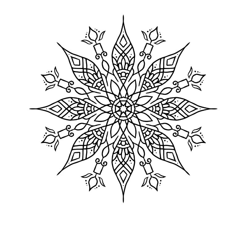 Fleurs Mandala