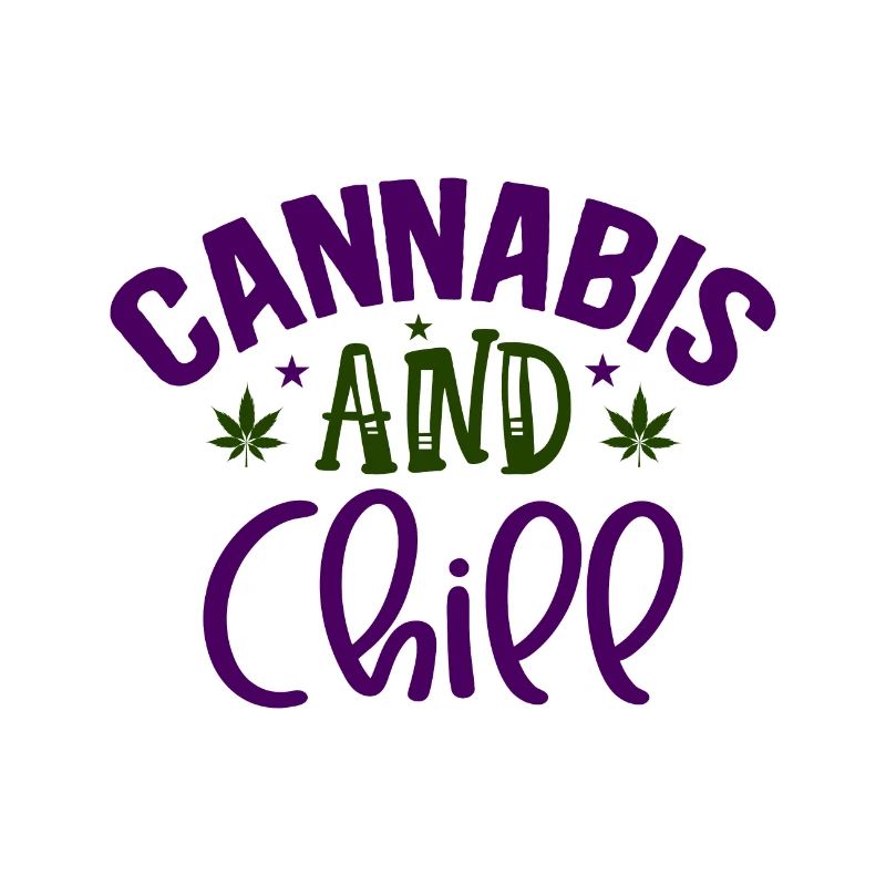 Cannabis Et Chill Marijuana Drôle De Cannabis TShirt