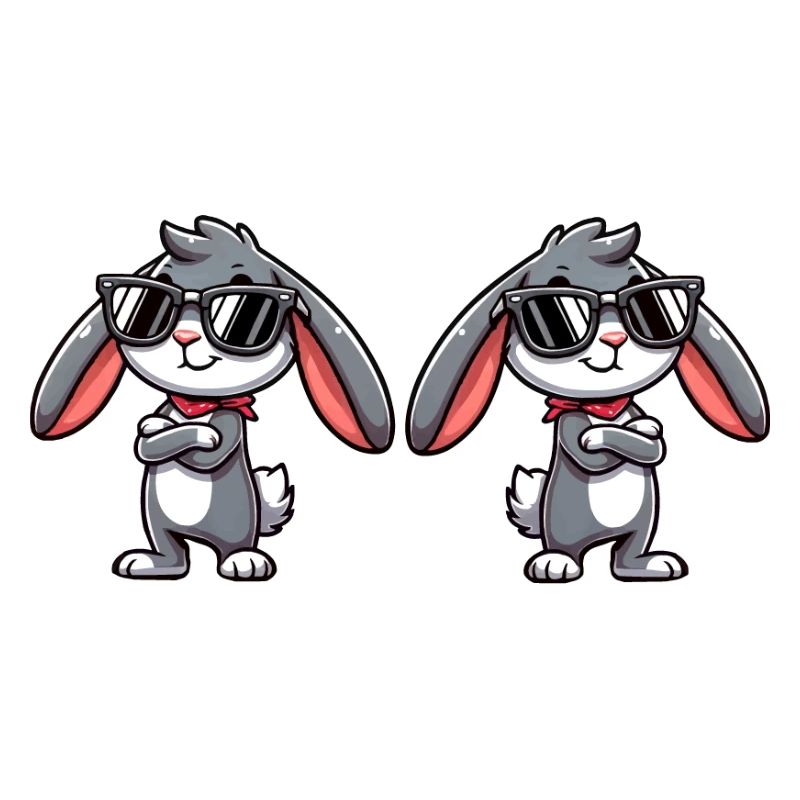 hase comic sonnenbrille 2