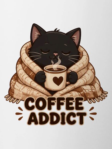 Katzen und Kaffee