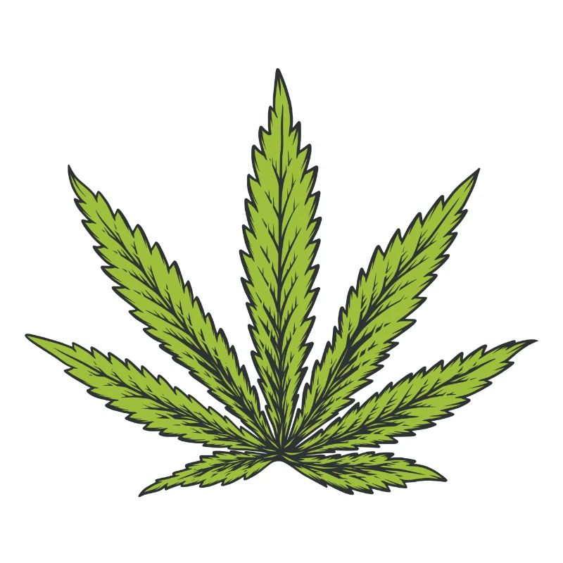 Cannabis blad