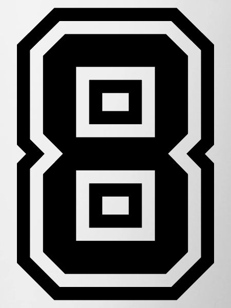 Symbole numérique 8