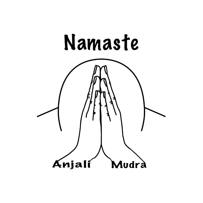 Namaste Anjali Mudra position