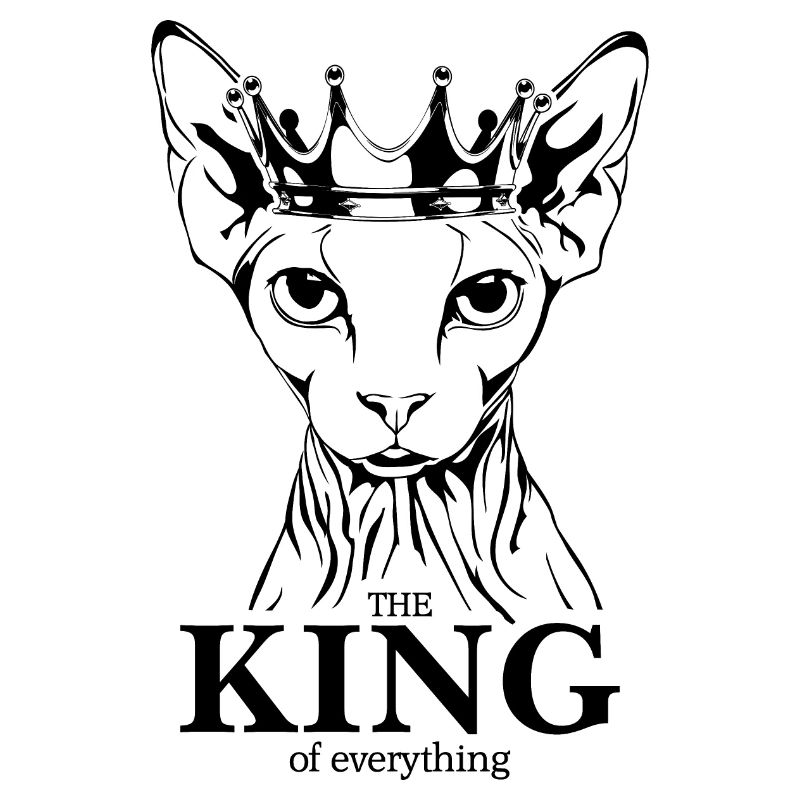 Sphynx Roi de tout Chat Disant Chats Chat Chat