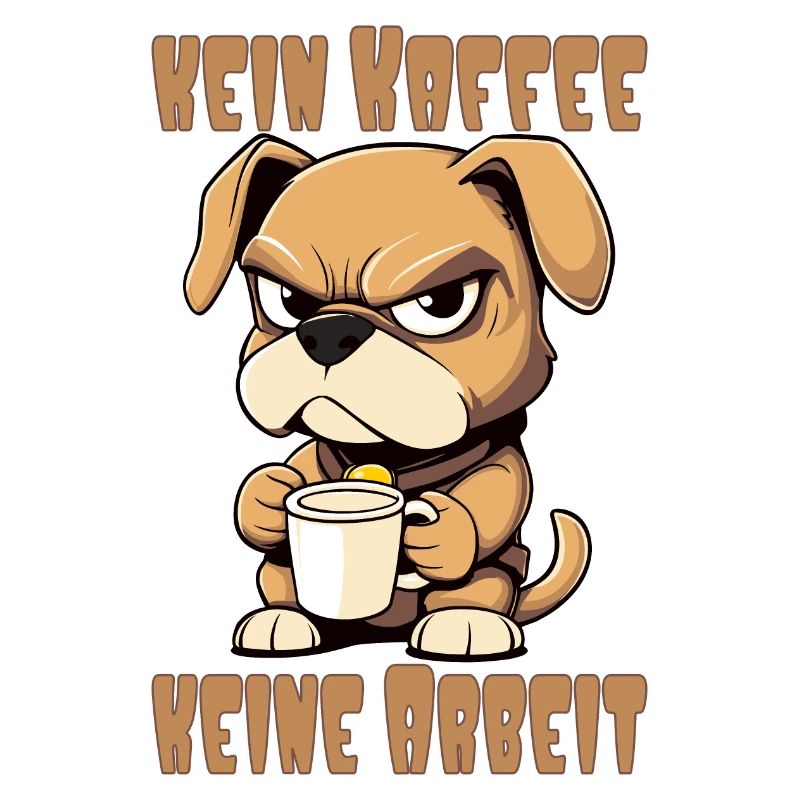 Dog - No coffee, no work