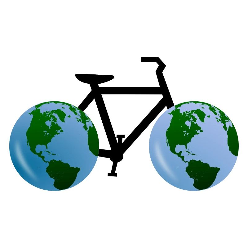 Vélo avec globe