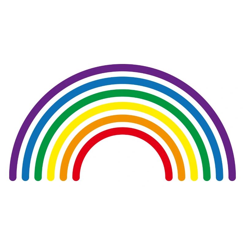 Rainbow Multi-Colour Lines