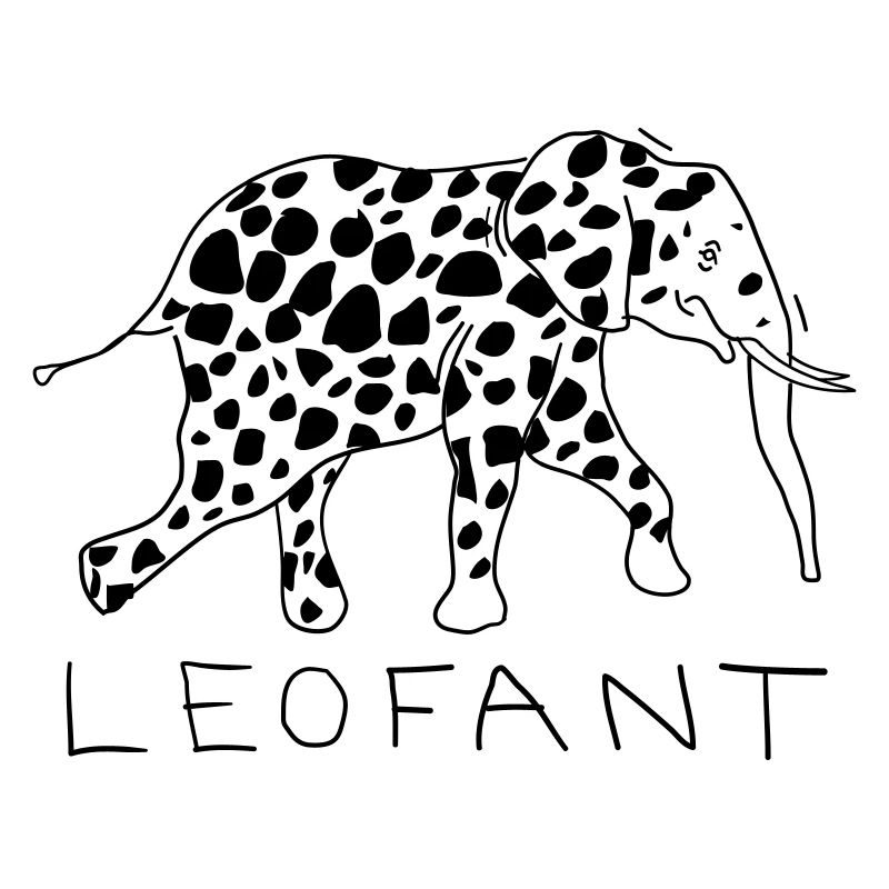 Leofant Schwarz