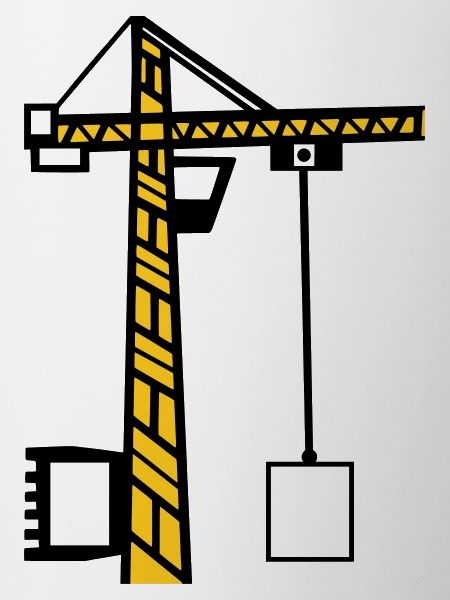 Construction crane crane Hebekran construction