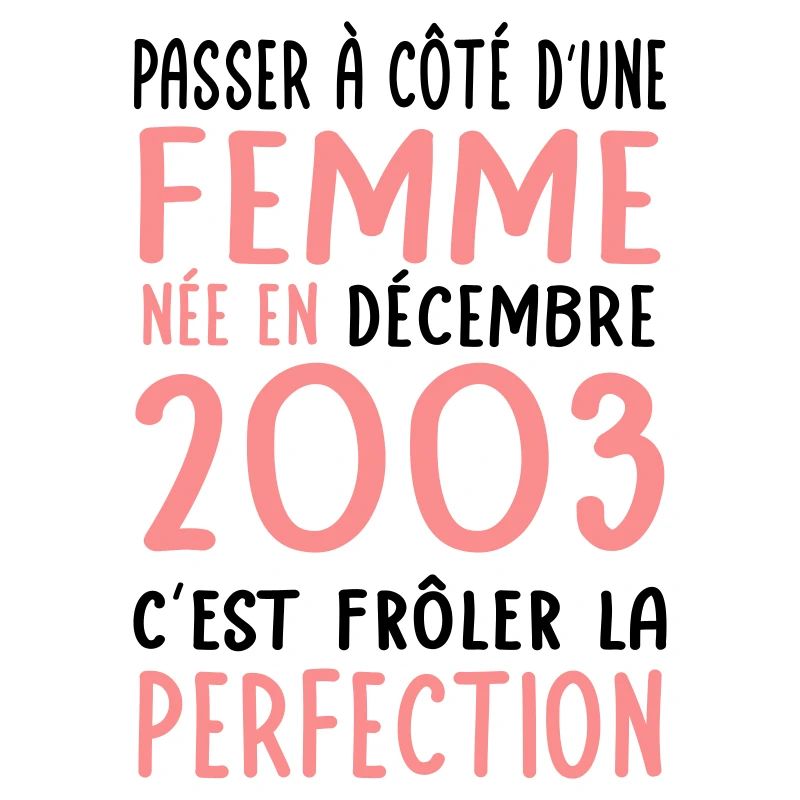 Anniversaire 20 ans - Née en Décembre 2003