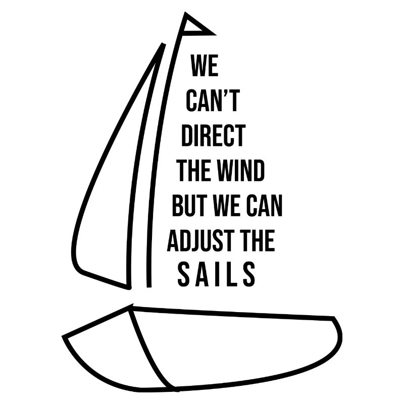Capitaine ajuste les voiles