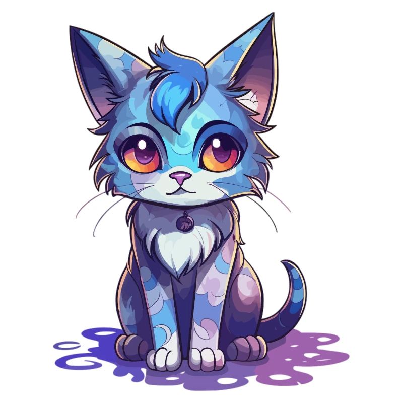 Mignon chat enfant