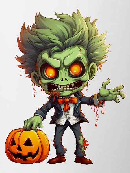 Garçon zombie