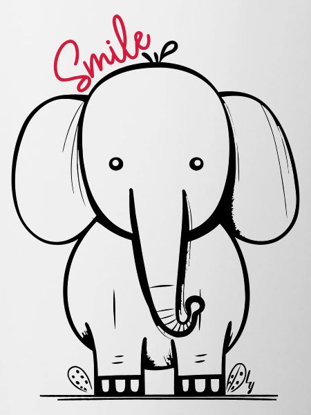 Elephant smile