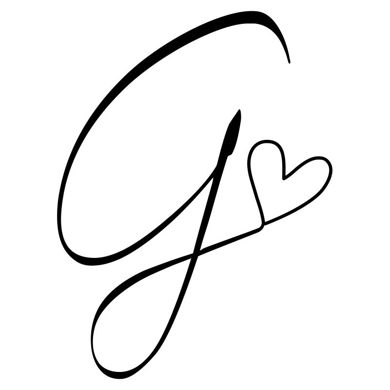 Letter G Letter G Calligraphy