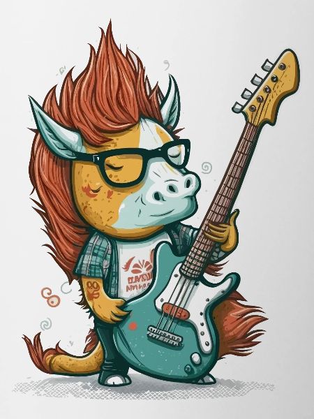 Rock auf Einhorn