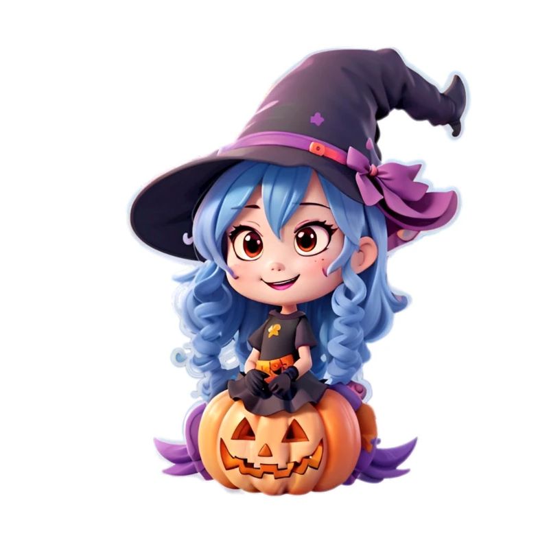 Sorcière d’Halloween mignonne