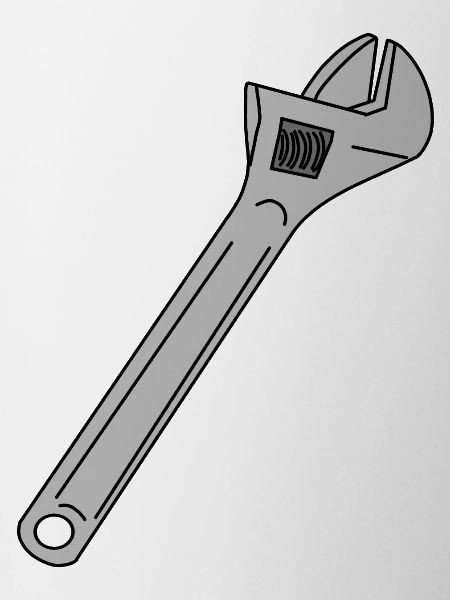 Wrench Adjustable Wrench English