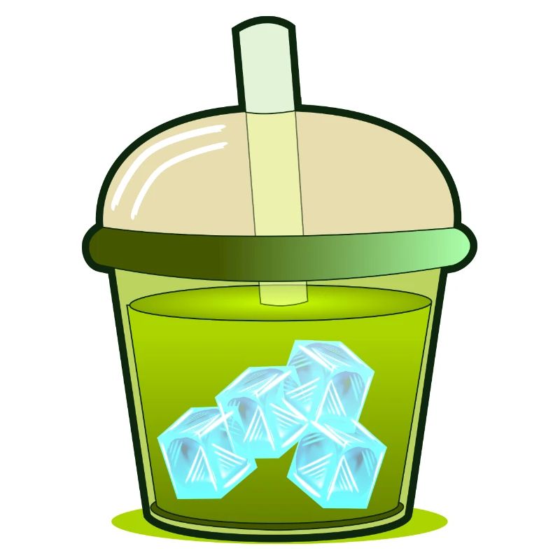 ICED MATCHA GREEN TEA CUP