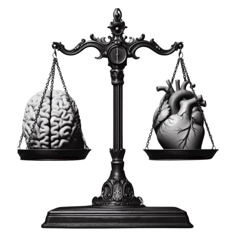 Gleichgewicht Geist Herz 🧠❤️