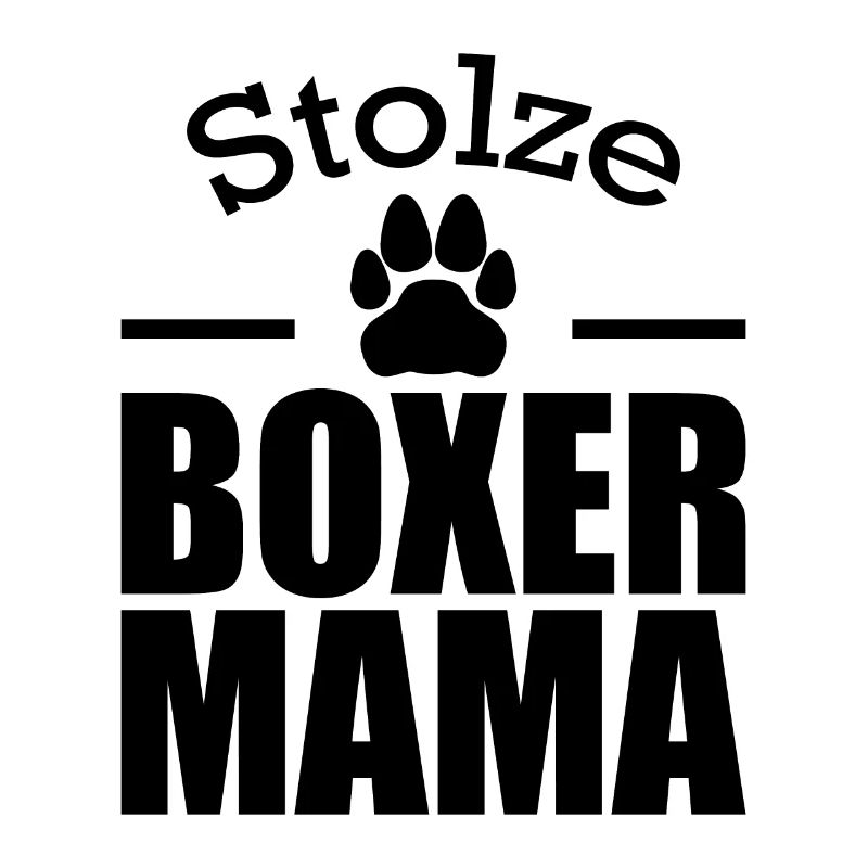 Stolze boxer mama Hunde Geschenk Haustier