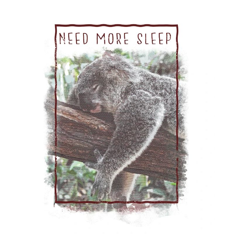 Need More Sleep Schlaf Koala Pyjama