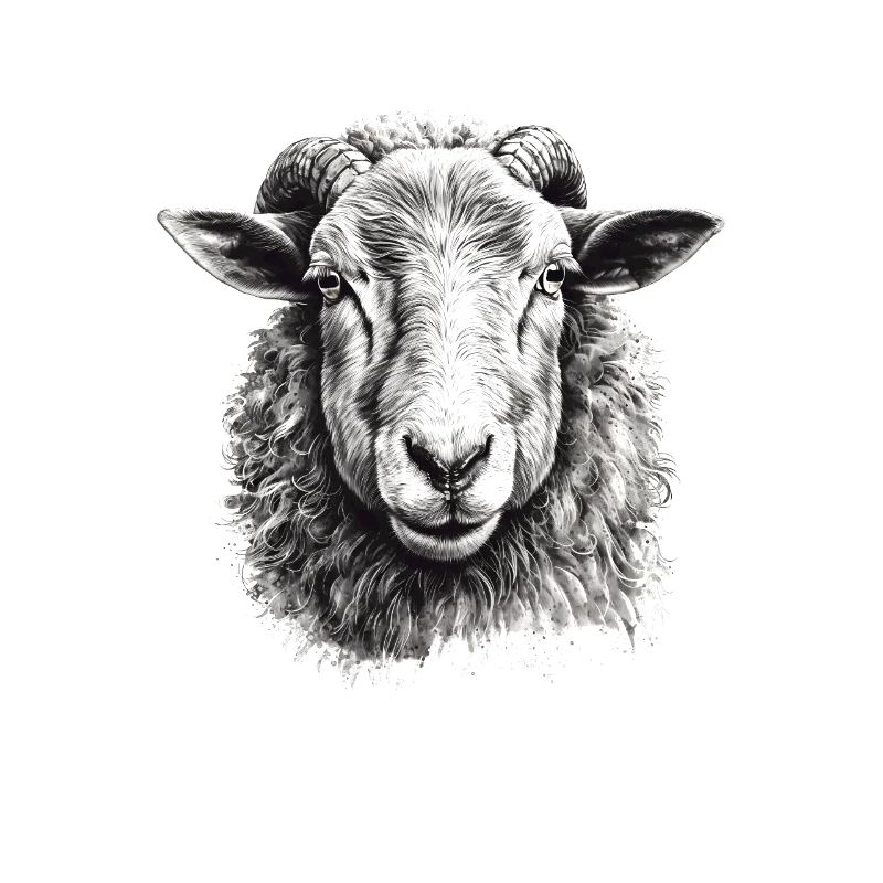 Sheep Portrait