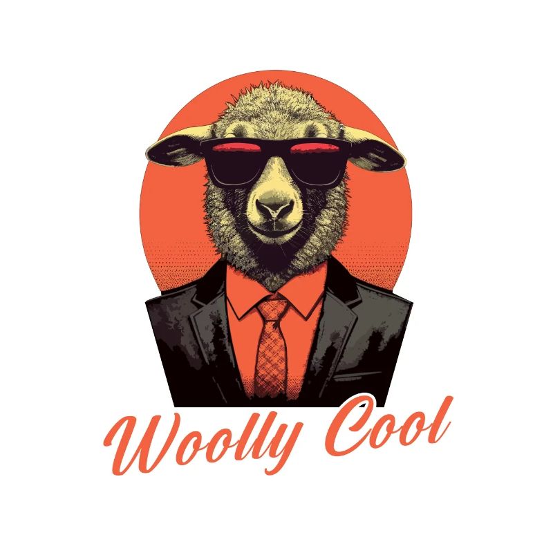Woolly Cool Sheep Shepherd Shepherd