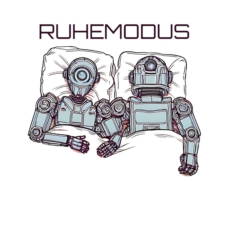 Pyjama drôle de mode repos de robot endormi