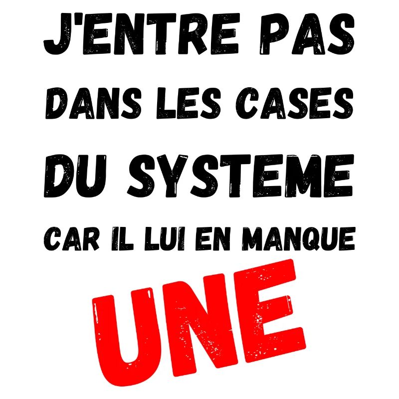 J'entre pas dans les cases du systeme