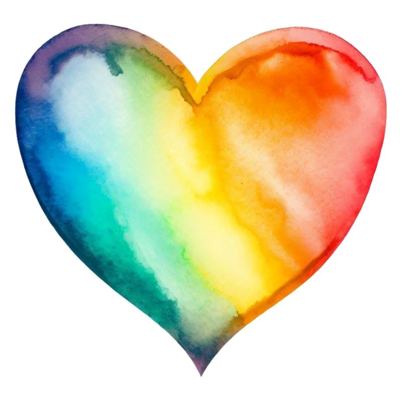 Rainbow Heart