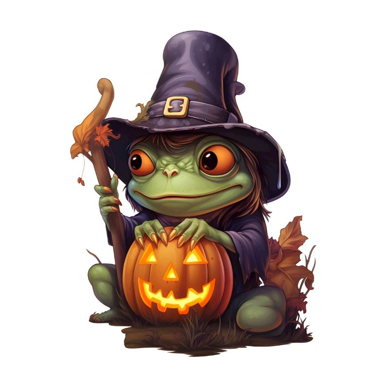 Grenouille d’Halloween