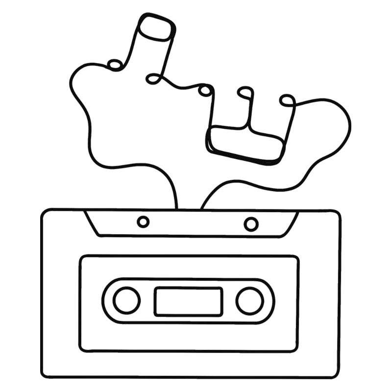 Audio Cassette with Notes