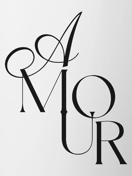 Elegant Monogram Amour