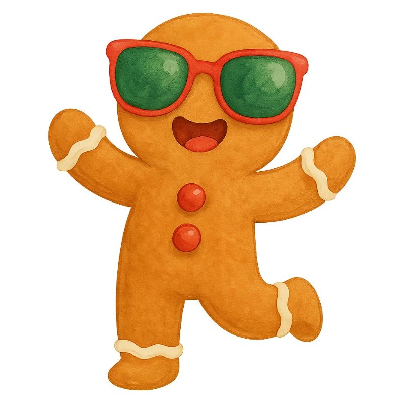 Sunglasses Gingerbread Fun